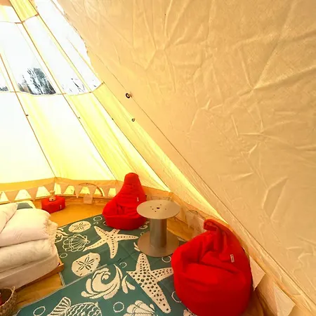 Luxury tent Glamping Stargazer Bell Tent - Heydaze Lostwithiel